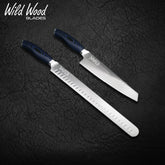 GrillMaster Japanese Damascus Steel Knife Set (2-Piece)