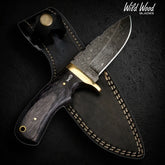 Jim Baker Handmade Damascus Steel Skinning Knife