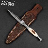 Morgan’s Curse Damascus Steel Dagger