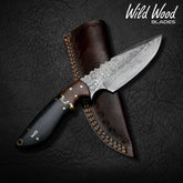 Quanah Handmade Damascus Steel Hunting Knife