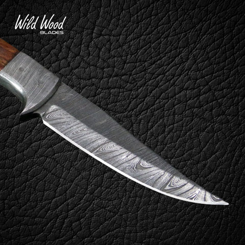 Bolognesi Handmade Damascus Steel Hunting Knife – Full Tang