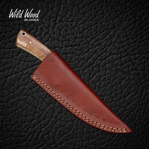 Bolognesi Handmade Damascus Steel Hunting Knife – Full Tang