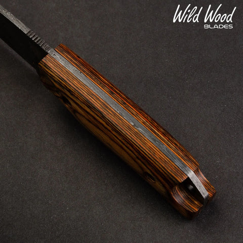 Boone Pro Damascus Steel Skinner – Handcrafted Tali Wood
