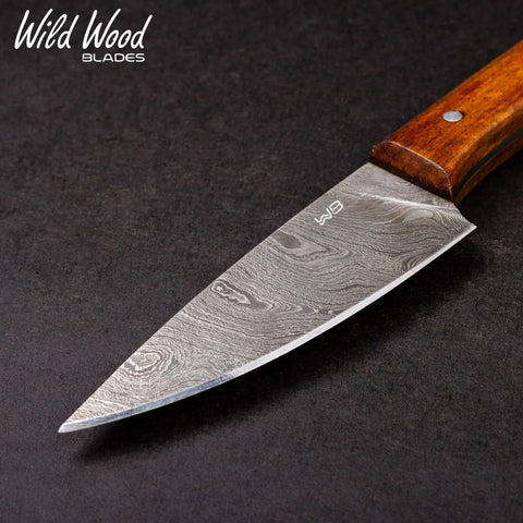 Cattleman Damascus Steel Steak Knives (4-Piece Set)