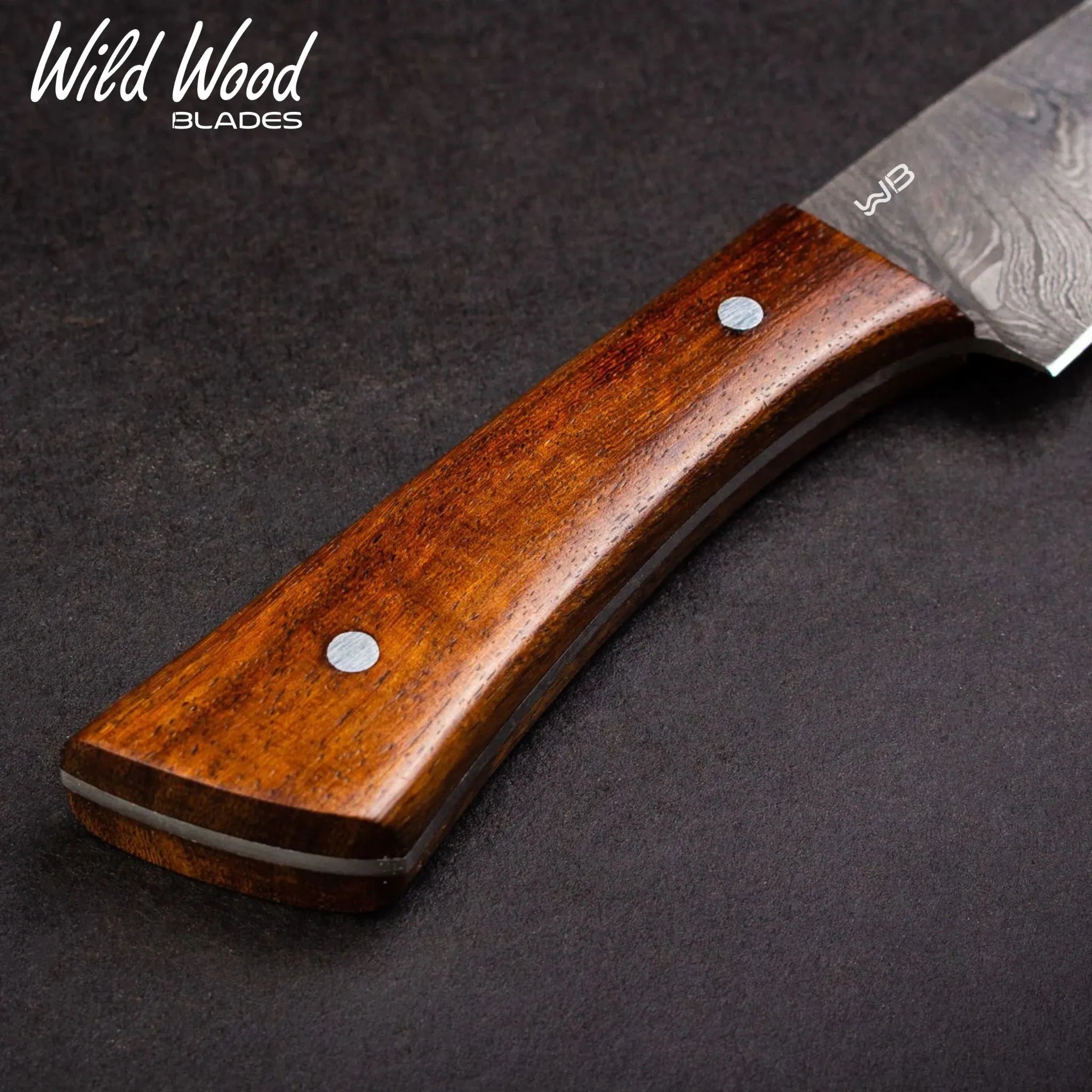 Cattleman Damascus Steel Steak Knives (4-Piece Set)