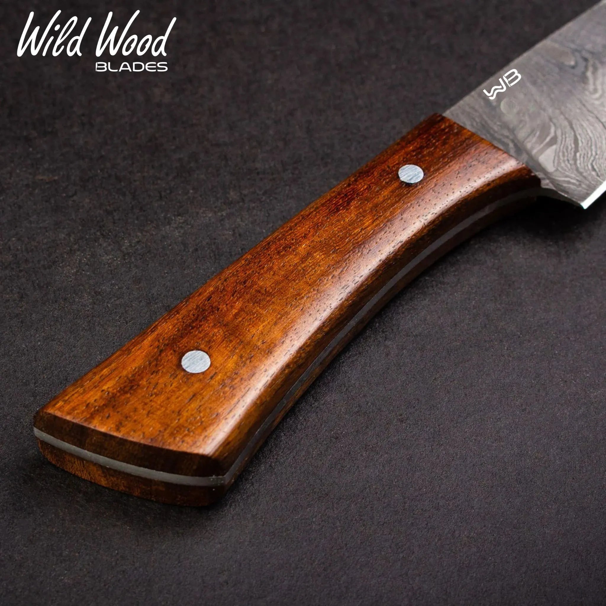 Cattleman Handmade Damascus Steak Knife