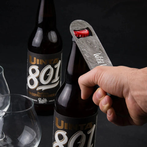 Churchkey Damascus Steel Bottle Opener