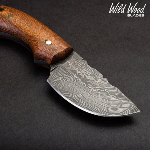 Colter Handmade Damascus Steel Skinner Knife