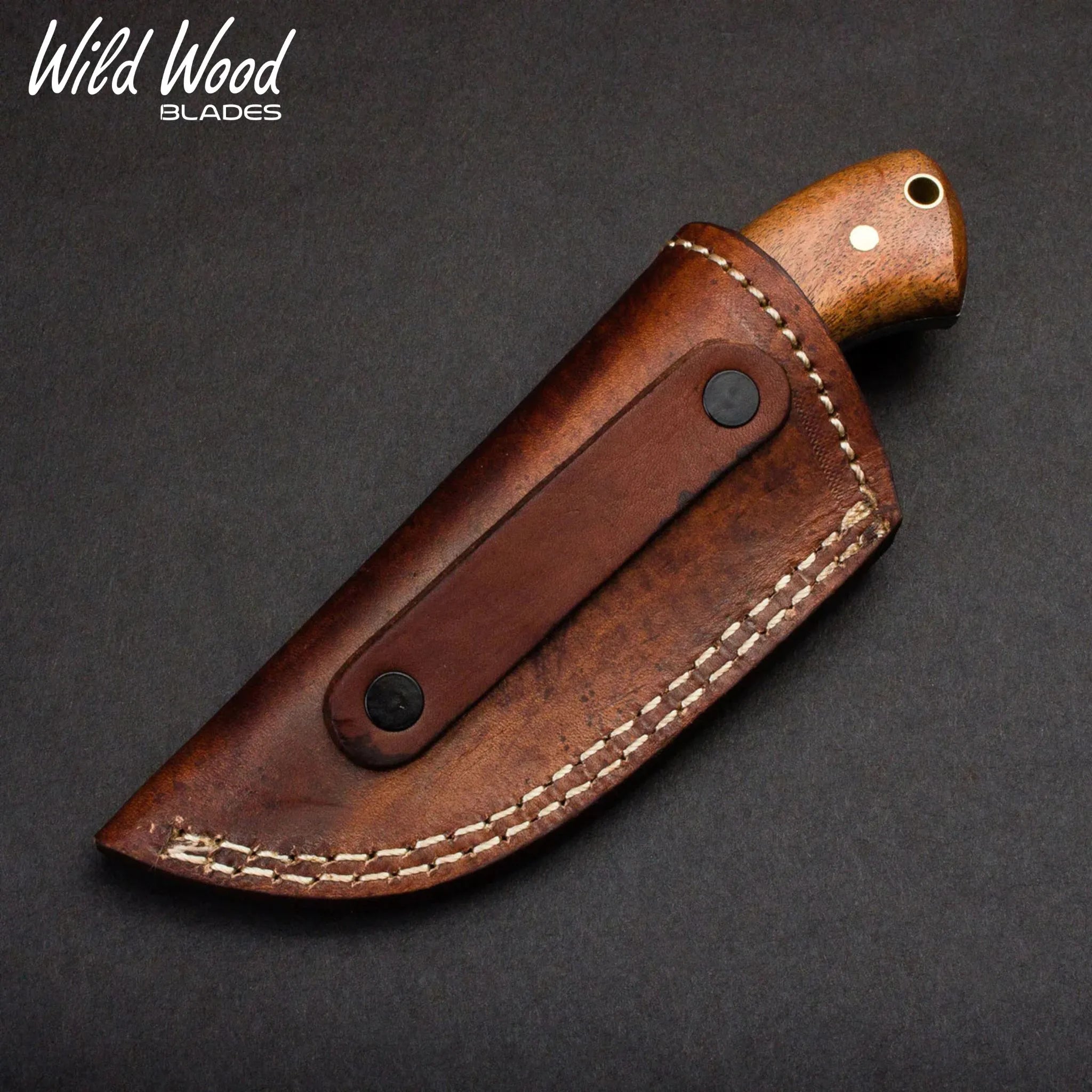 Colter Handmade Damascus Steel Skinner Knife