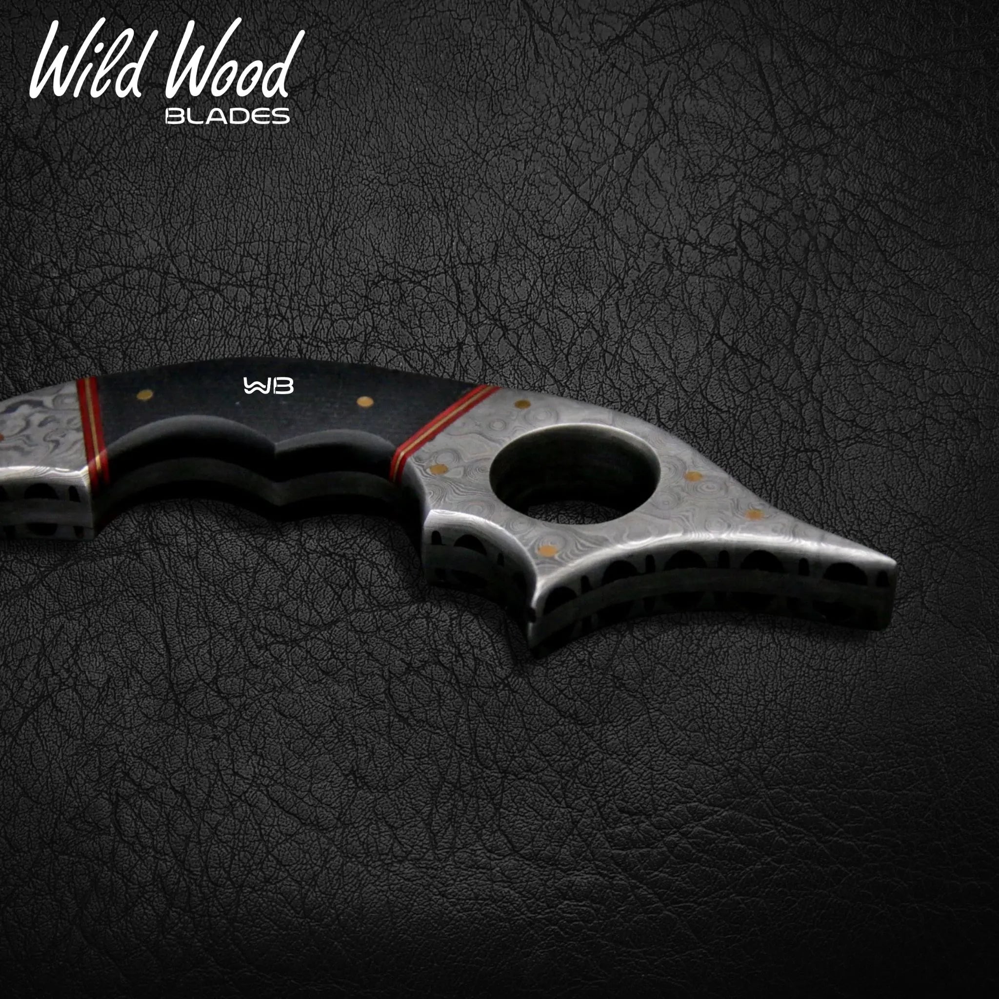 Dragon Fang Damascus Steel Karambit