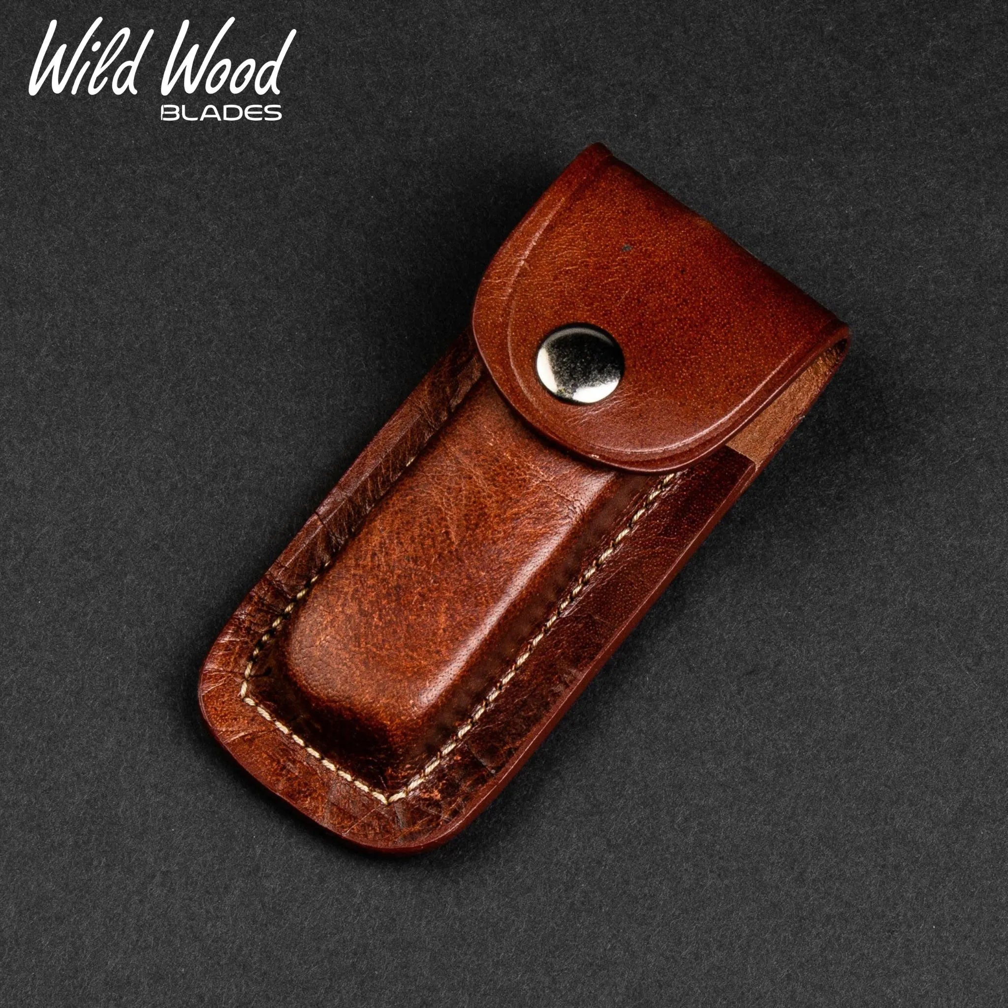 Falcon Damascus Steel Dual-Blade Folding Knife