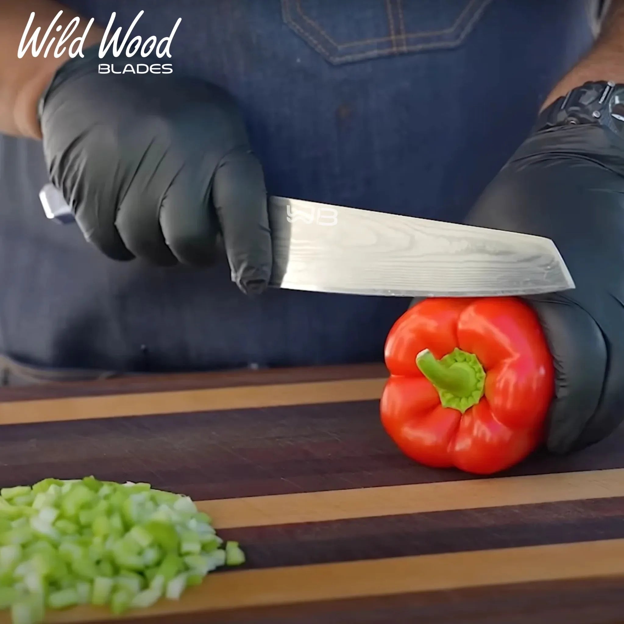 GrillMaster 8" Japanese Damascus Steel Chef Knife