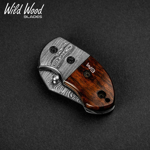 Lightoller Damascus Steel EDC Folding Knife