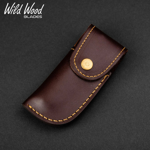 London Damascus Steel Liner Lock Folding Knife