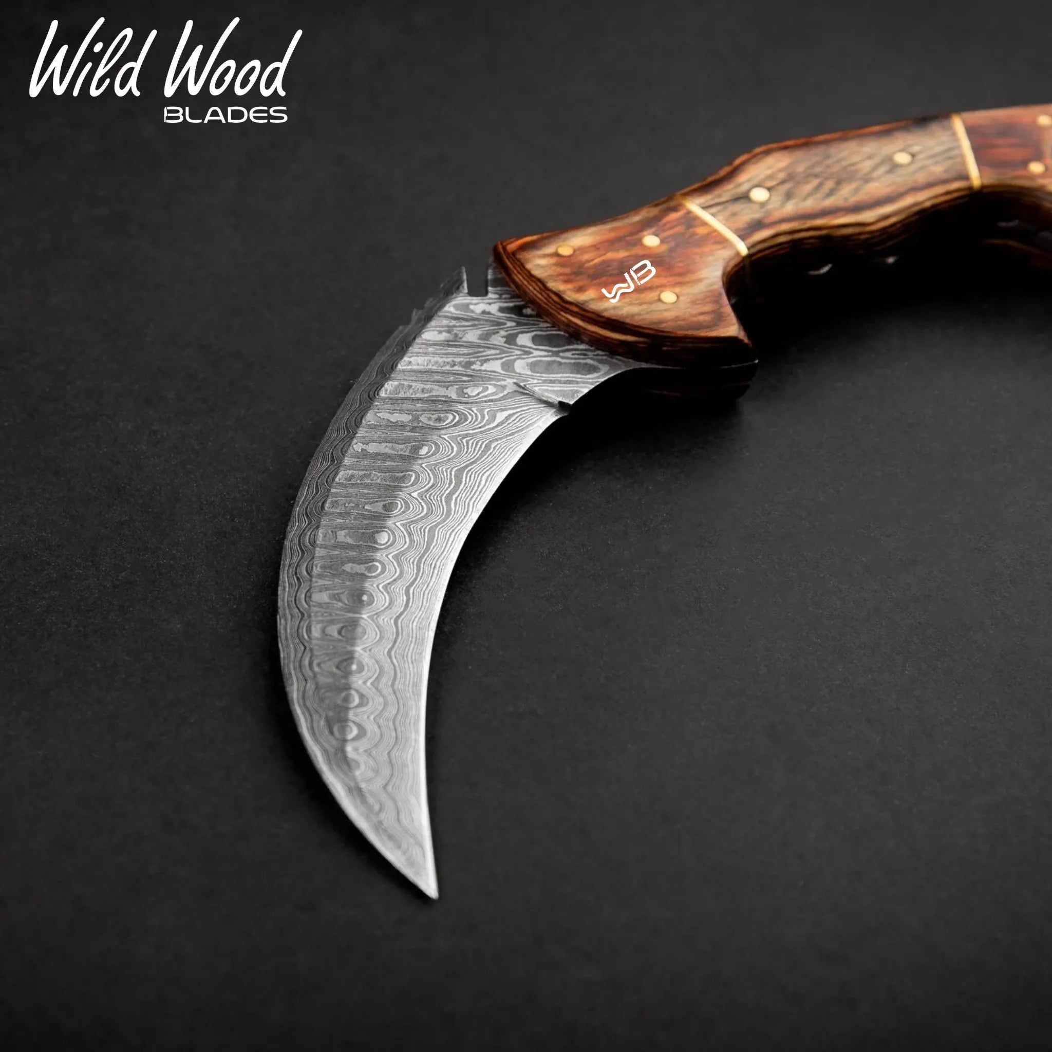 Tiger Strike Damascus Steel Karambit
