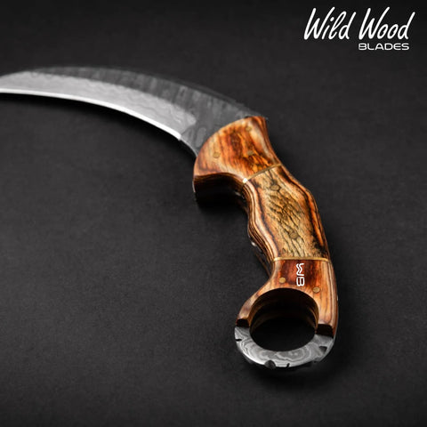 Tiger Strike Damascus Steel Karambit