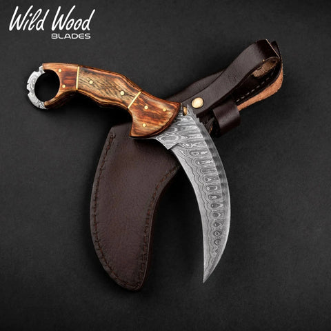 Tiger Strike Damascus Steel Karambit
